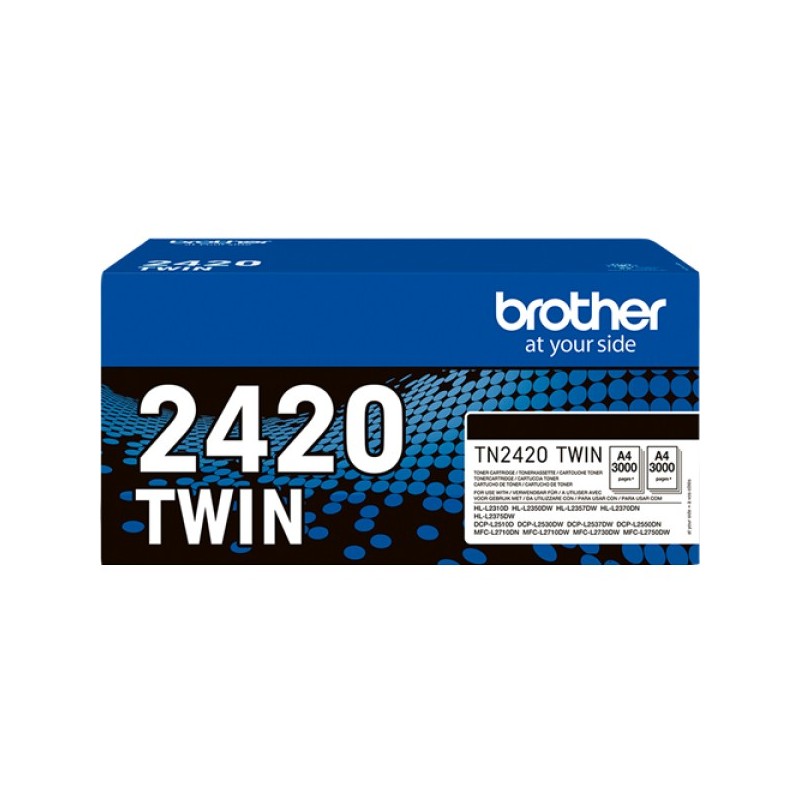 ORIGINAL Brother Multipack nero TN-2420 TWIN ~3000 Seiten
