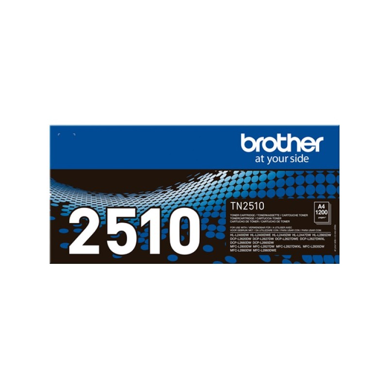ORIGINAL Brother toner nero TN-2510 2510 ~1200 Seiten