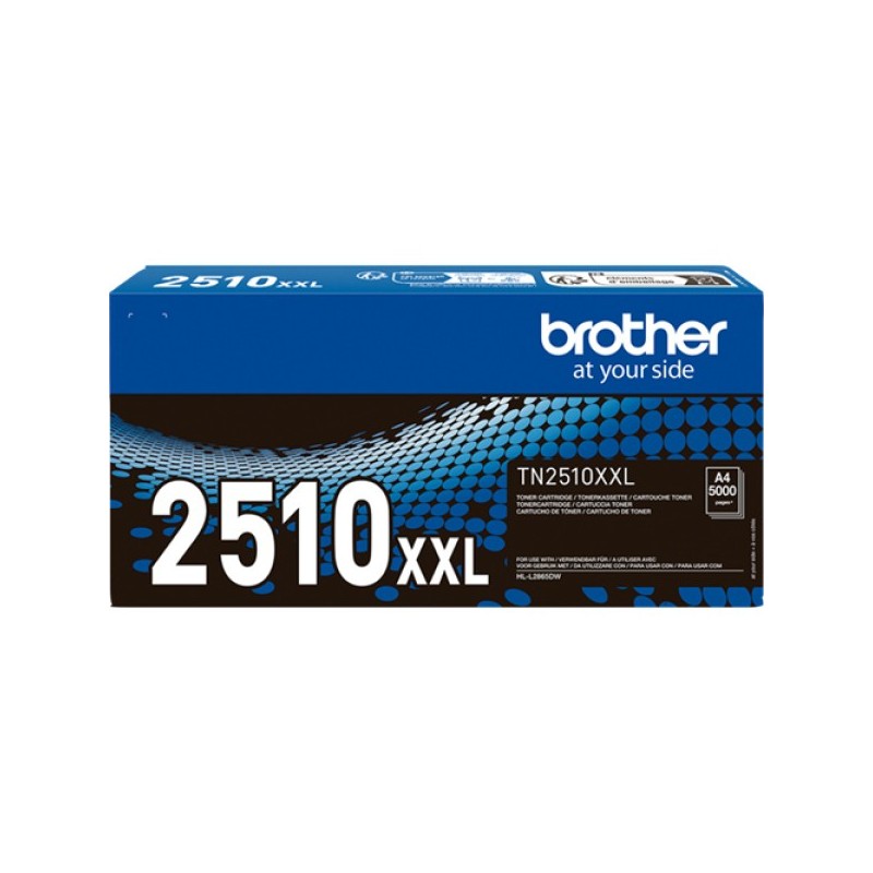 ORIGINAL Brother toner nero TN-2510XXL 2510XXL ~5000 Seiten