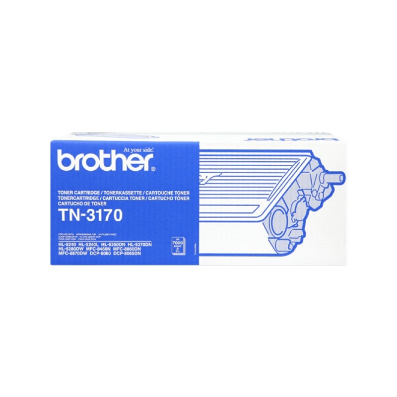 ORIGINAL Brother toner nero TN-3170 TN3170 ~7000 Seiten