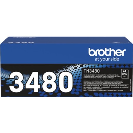 ORIGINAL Brother toner nero TN-3480 3480 ~8000 Seiten
