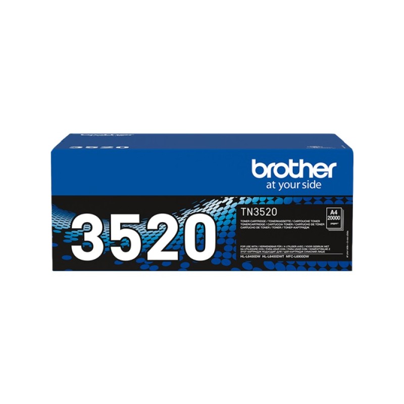 ORIGINAL Brother toner nero TN-3520 3520 ~20000 Seiten