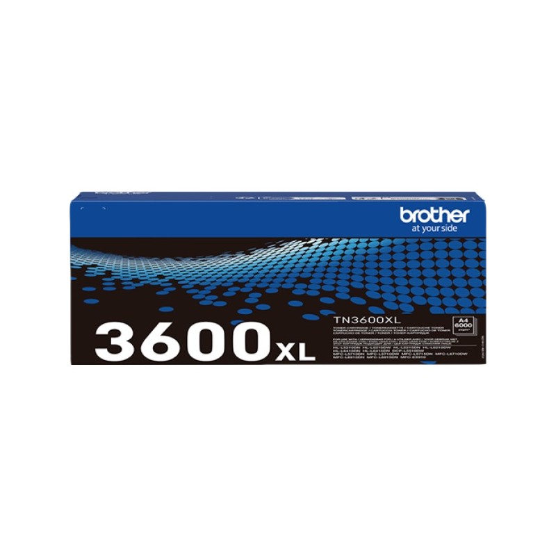 ORIGINAL Brother toner nero TN-3600XL 3600XL ~6000 Seiten