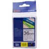 ORIGINAL Brother Nastro Nero su bianco TZe-261 TZ-261 36 mm x 8 m, laminato
