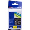 ORIGINAL Brother Nastro Bianco su nero TZe-355 TZ-355 24 mm x 8 m, laminato