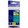 ORIGINAL Brother Nastro Nero su verde TZe-751 TZ-751 24 mm x 8 m, laminato