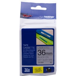 ORIGINAL Brother Nastro Nero su argento TZe-M961 TZ-M961 36 mm x 8 m, laminato
