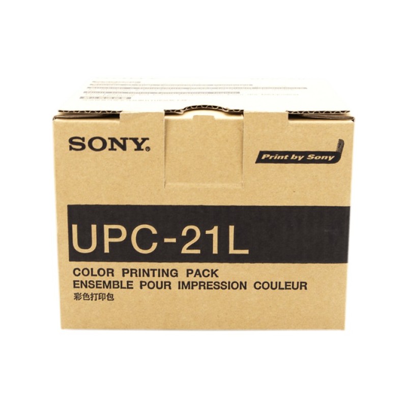 ORIGINAL Sony Value Pack differenti colori UPC-21L + A6 Farb-Fotodruckpaket 200 Blatt A6 Pacchetto di stampa a colori à 200 pagi