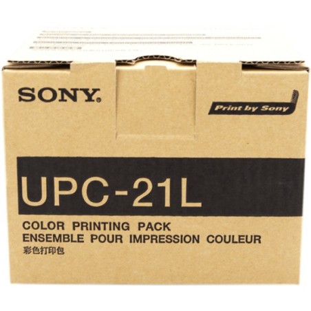 ORIGINAL Sony Value Pack differenti colori UPC-21L + A6 Farb-Fotodruckpaket 200 Blatt A6 Pacchetto di stampa a colori à 200 pagi