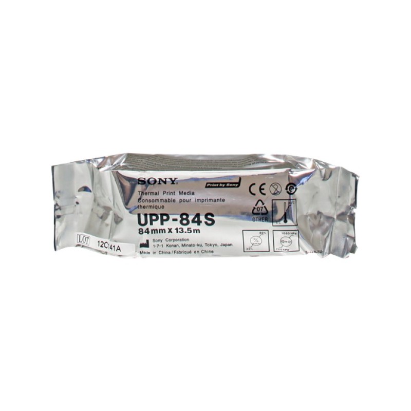 ORIGINAL Sony Carta Bianco UPP-84S Carta Termica, Rotolo, 84mm x 13,5m