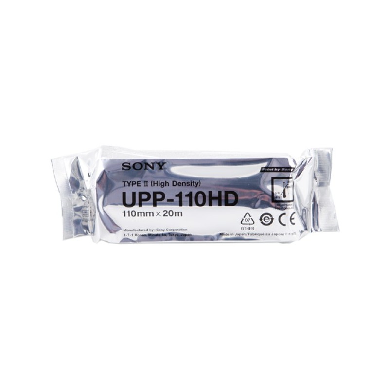 ORIGINAL Sony Carta Bianco UPP-110HD Carta termica, Bobina, 110mm x 20m