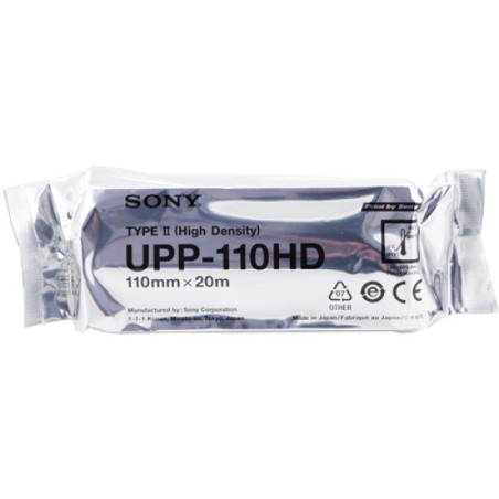ORIGINAL Sony Carta Bianco UPP-110HD Carta termica, Bobina, 110mm x 20m