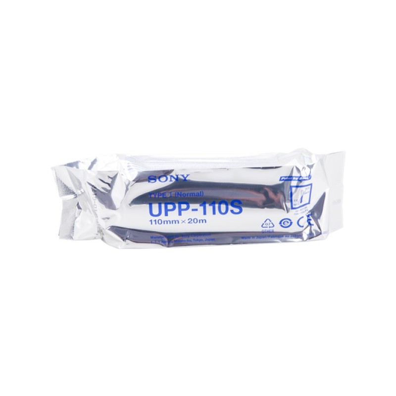 ORIGINAL Sony Carta Bianco UPP-110S Carta termica, Bobina, 110mm x 20m