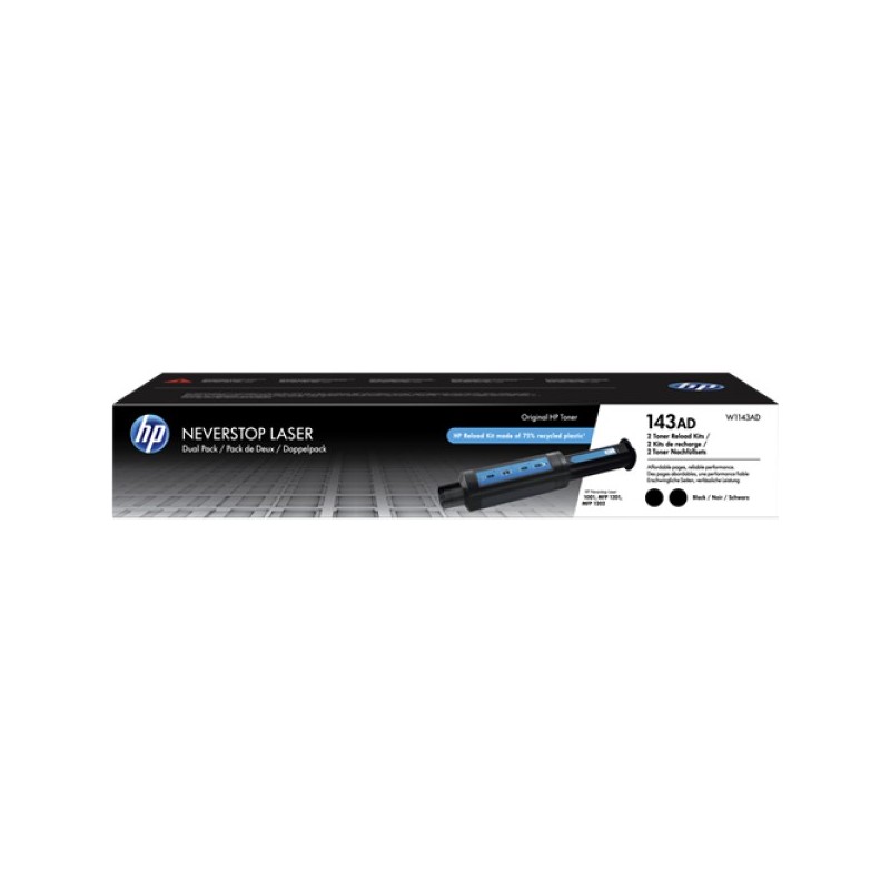 ORIGINAL HP Multipack nero W1143AD 143A