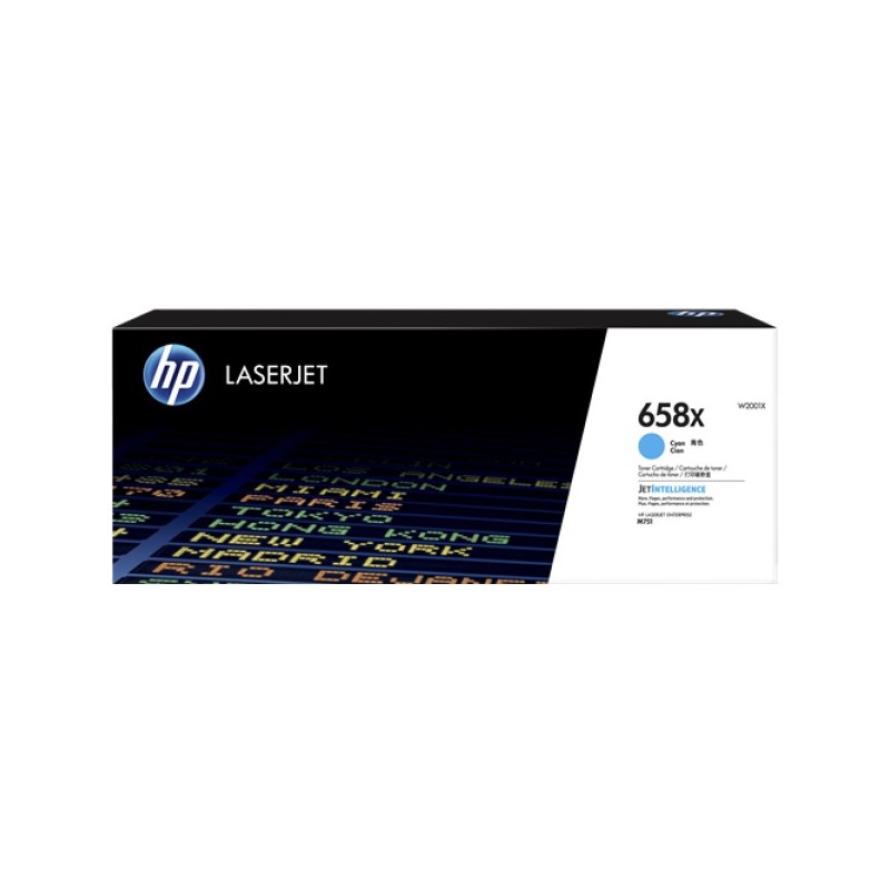 ORIGINAL HP toner ciano W2001A 658A ~6000 Seiten