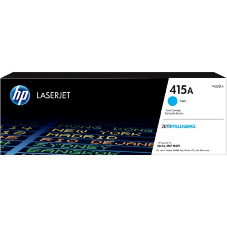 ORIGINAL HP toner ciano W2031A 415A ~2100 Seiten