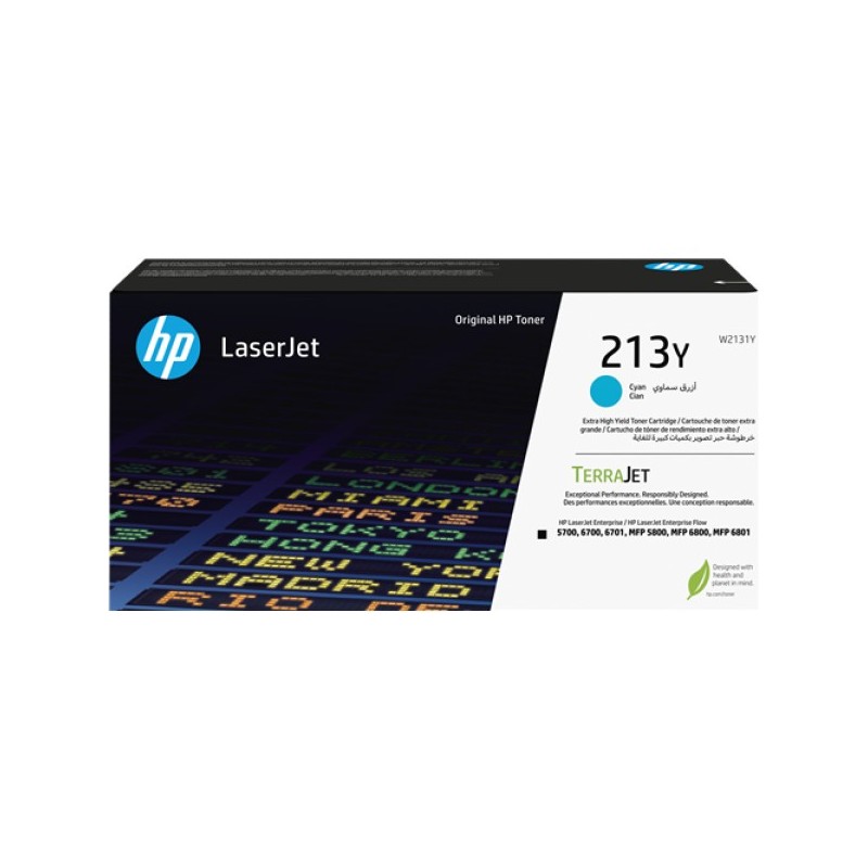 ORIGINAL HP toner ciano W2131Y 213Y ~12000 Seiten Cartuccia toner originale ciano ad altissima capacità LaserJet HP 213Y