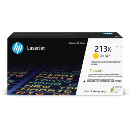 ORIGINAL HP toner giallo W2132X 213X ~6000 Seiten Cartuccia toner originale giallo ad alta capacità LaserJet HP 213X