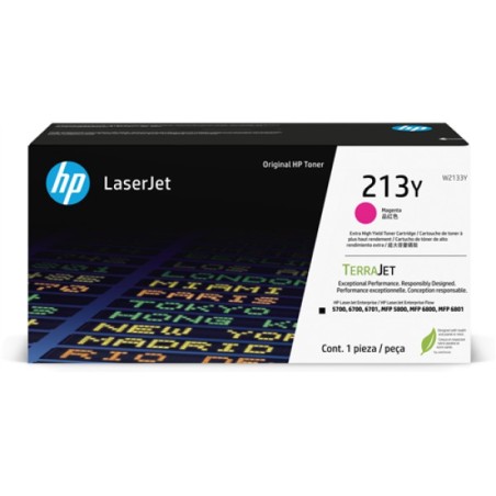 ORIGINAL HP toner magenta W2133Y 213Y ~12000 Seiten Cartuccia toner originale magenta ad altissima capacità LaserJet HP 213Y