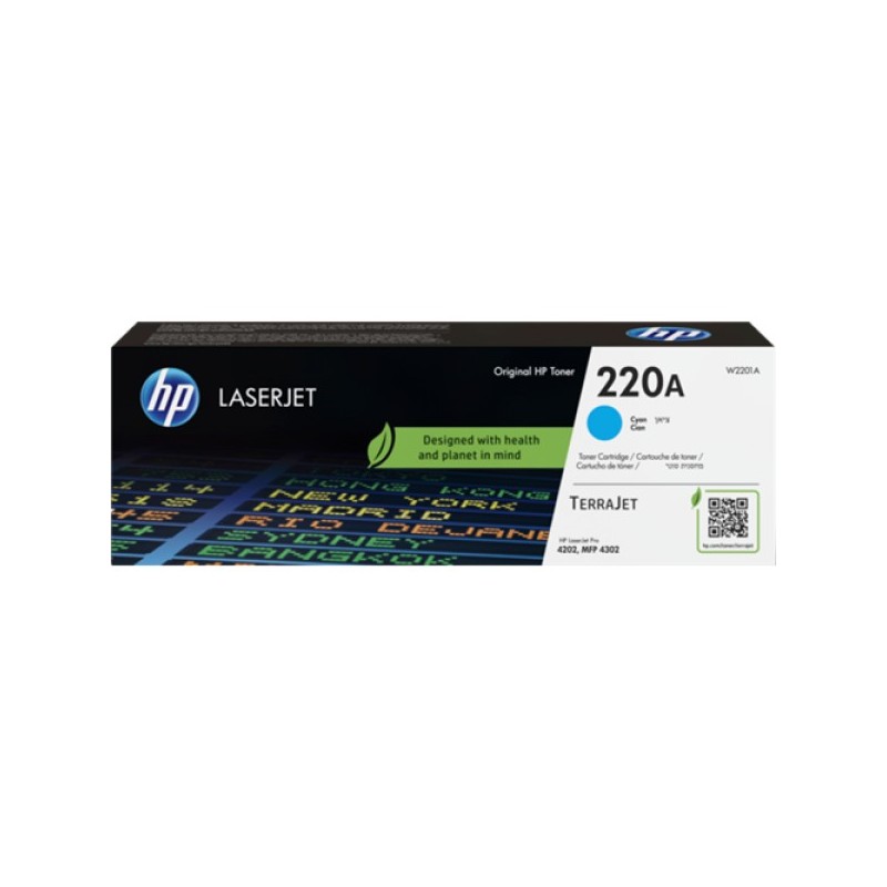 ORIGINAL HP toner ciano W2201A 220A ~1800 Seiten Cartuccia toner originale ciano LaserJet HP 220A
