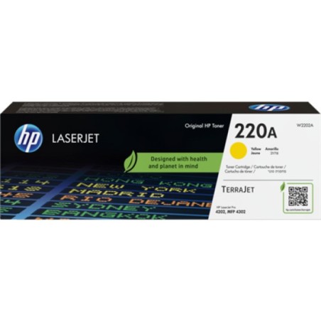 ORIGINAL HP toner giallo W2202A 220A ~1800 Seiten Cartuccia toner originale giallo LaserJet HP 220A