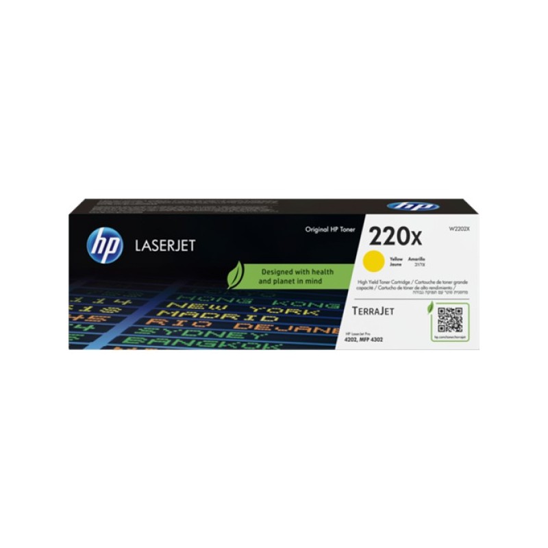 ORIGINAL HP toner giallo W2202X 220X ~5500 Seiten Cartuccia toner originale giallo LaserJet HP 220X