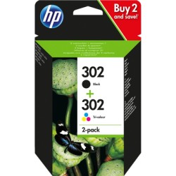 ORIGINAL HP Multipack nero / differenti colori X4D37AE 302