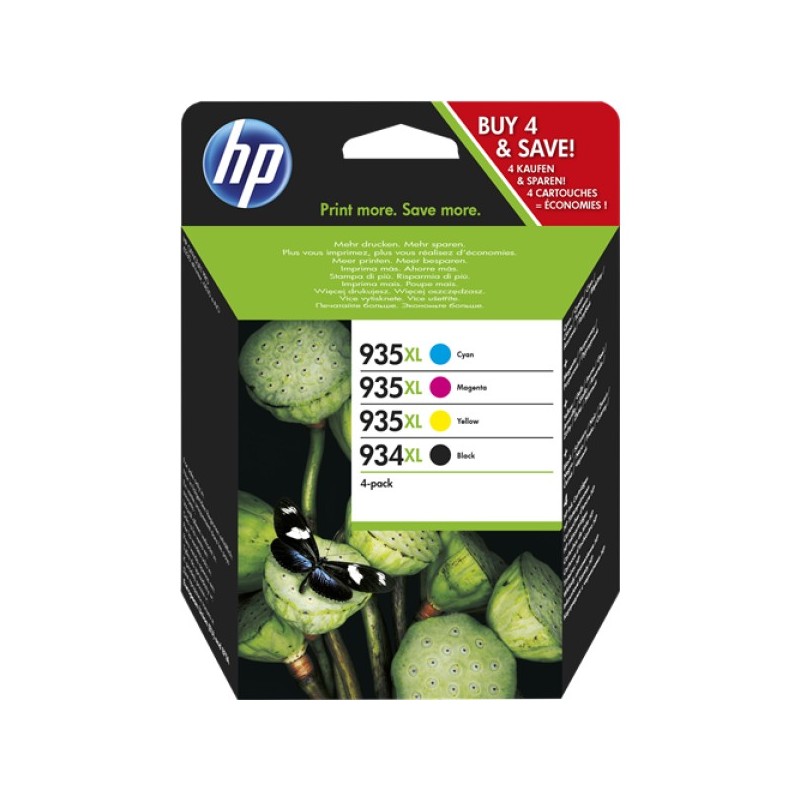 ORIGINAL HP Multipack nero / ciano / magenta / giallo X4E14AE MCVP 934XL+935XL