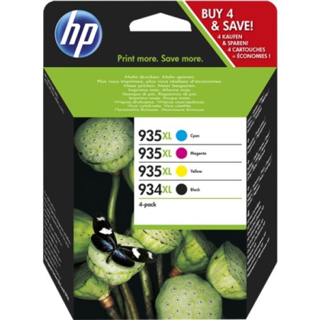 ORIGINAL HP Multipack nero / ciano / magenta / giallo X4E14AE MCVP 934XL+935XL