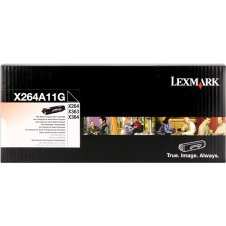 ORIGINAL Lexmark toner nero X264A11G X264/363/364 ~3500 Seiten