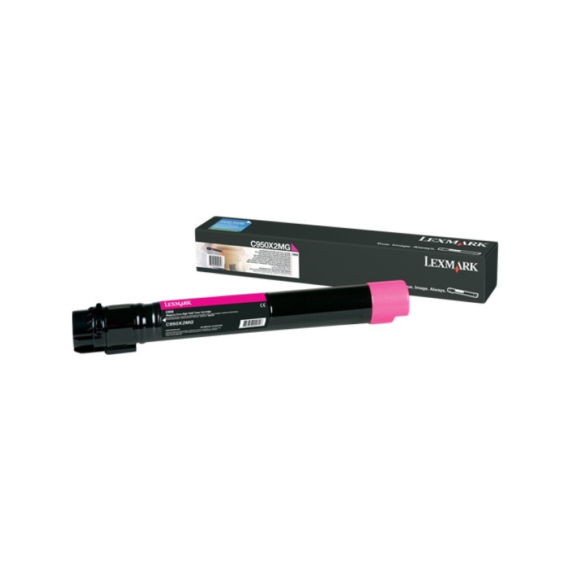 ORIGINAL Lexmark toner magenta X950X2MG X950/952/954 ~22000 Seiten alta capacità