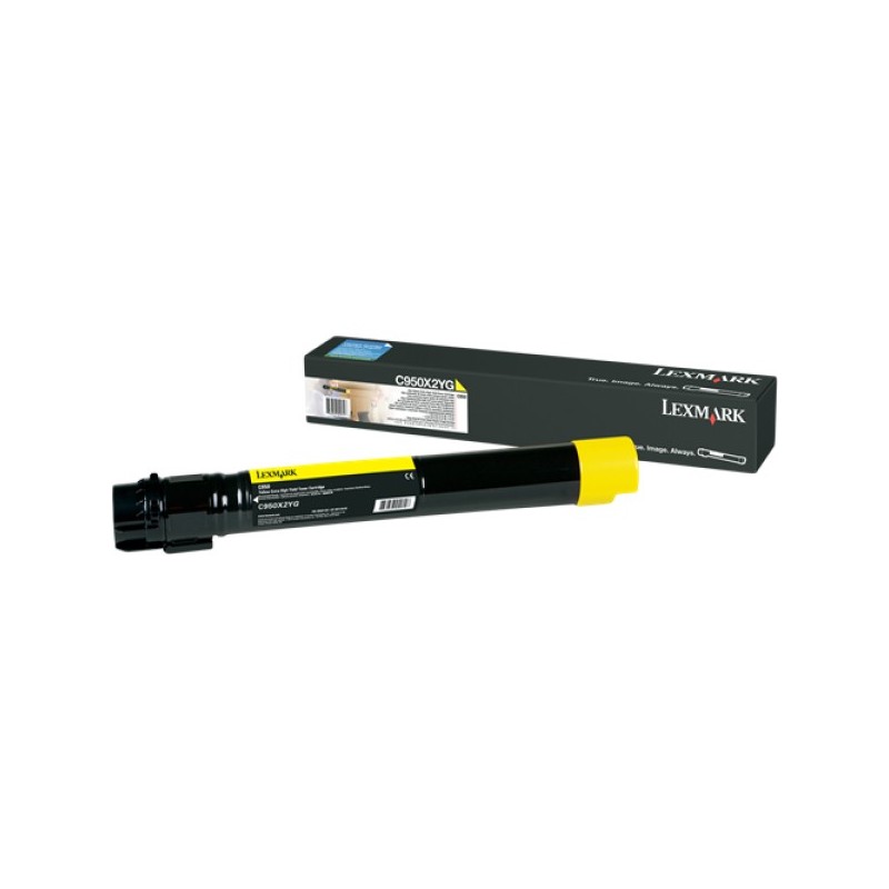 ORIGINAL Lexmark toner giallo X950X2YG X950/952/954 ~22000 Seiten alta capacità